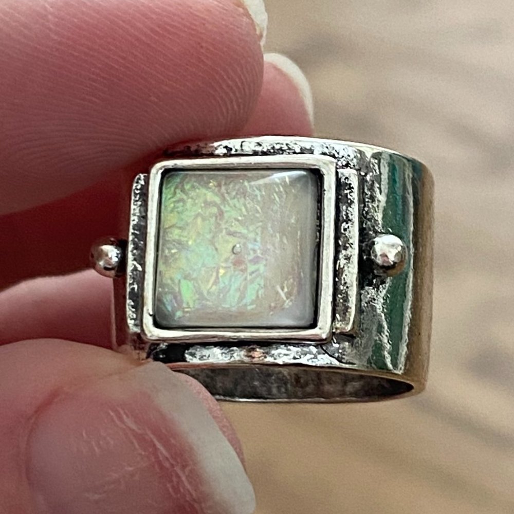 “Lunar Reflections” Moonstone Ring